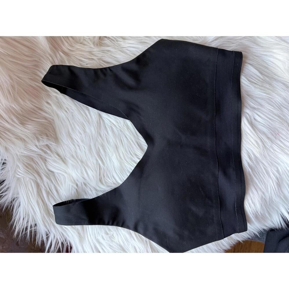 Adidas Black Sports Bra with Logo